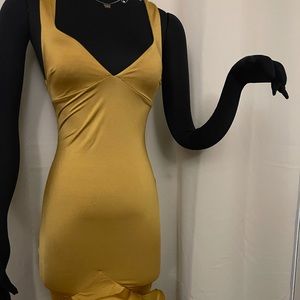 Gold dress